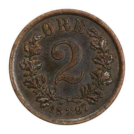 2 Øre 1897 Kv 01