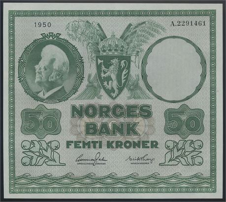 50 Kroner 1950 A Kv 0
