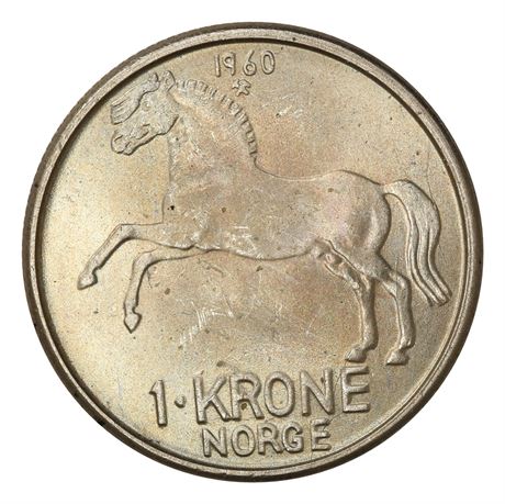 1 Krone 1960 Kv 0