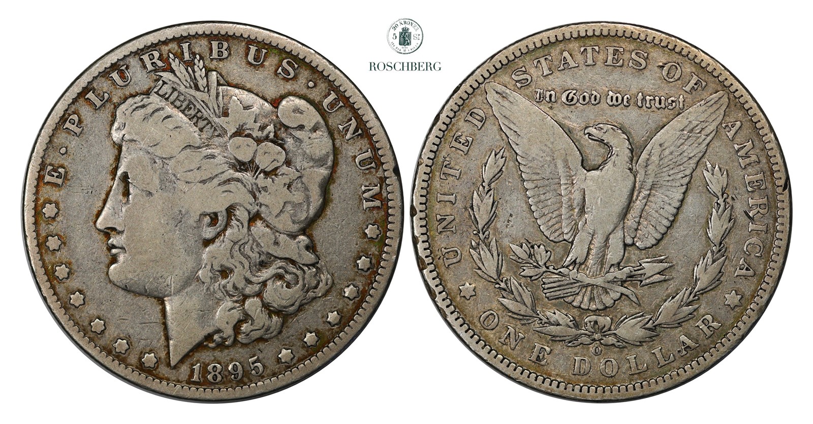 USA. Dollar 1895-O VF.