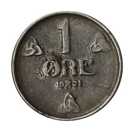 1 Øre 1921 Jern kv 01