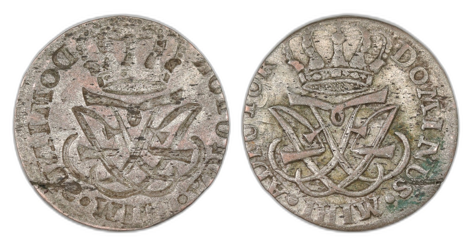 Norway/Denmark. Frederik IV. 4 Skilling  1727-30 Full brockage. Kv 1+/01 .