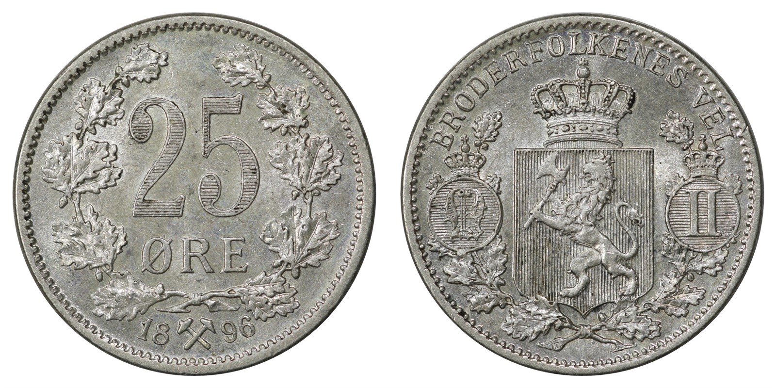 25 Øre 1896 Kv 0