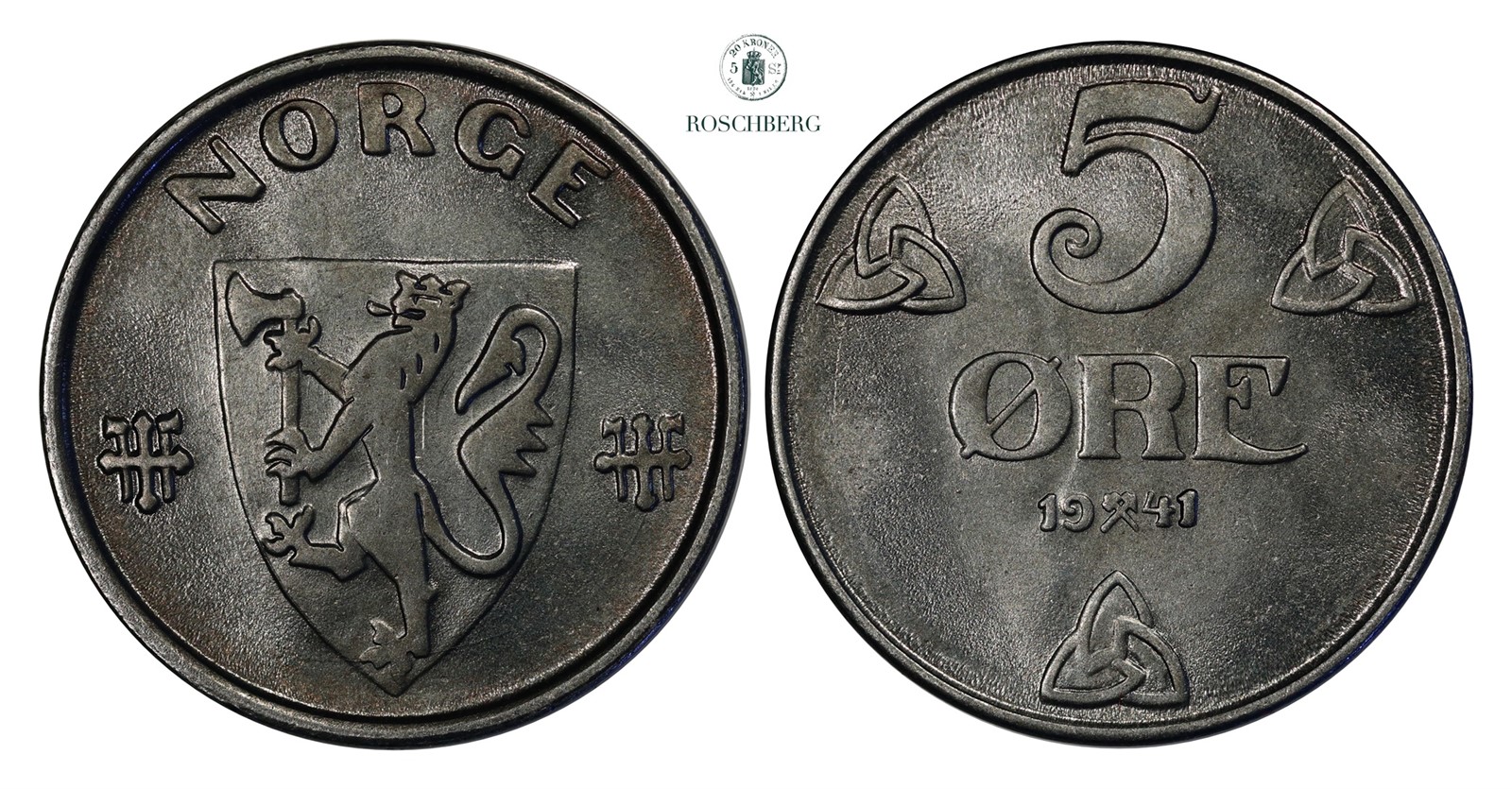 5 Øre 1941 Kv 0 (UNC)