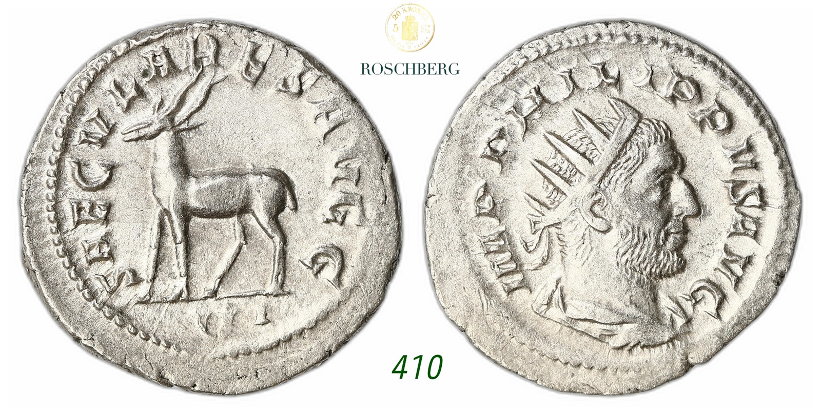 ANCIENTS, Rome. Philip I Arab. AR Antoninian 244-249.
