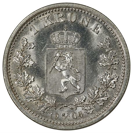 1 Krone 1904 Kv 0