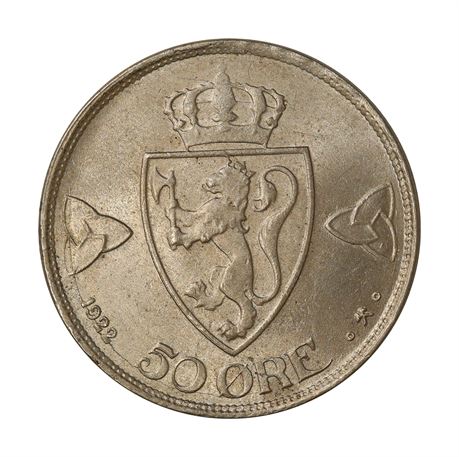 50 Øre 1922 Kv 0