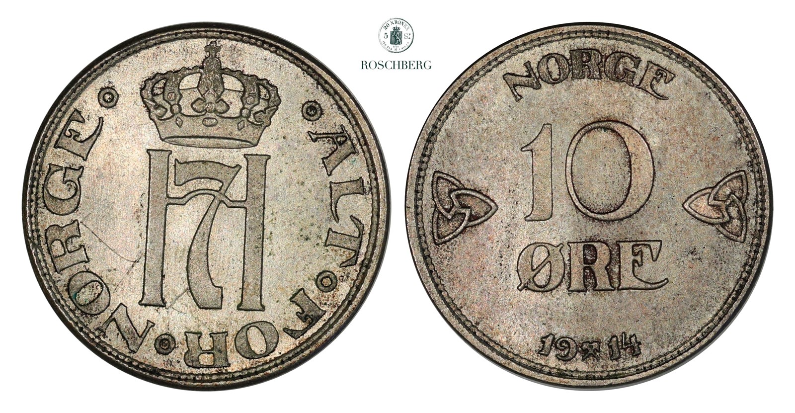 10 Øre 1914 Kv 0 (UNC)