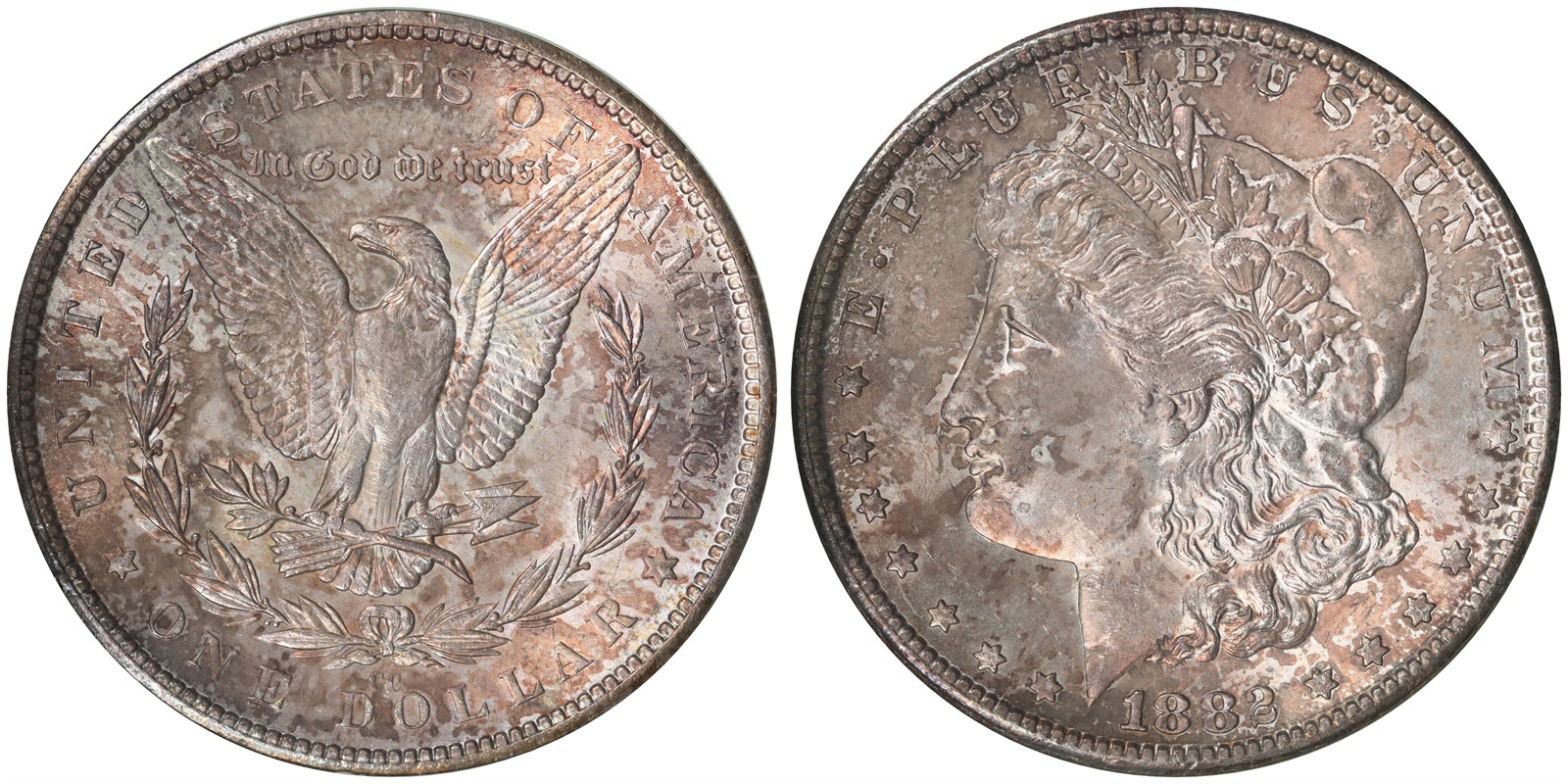 USA. Dollar. 1882-CC. UNC.