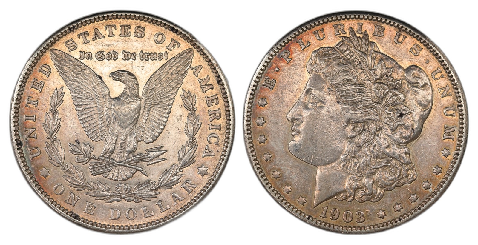 USA. Republic. Morgan Dollar 1903. Kv AU.