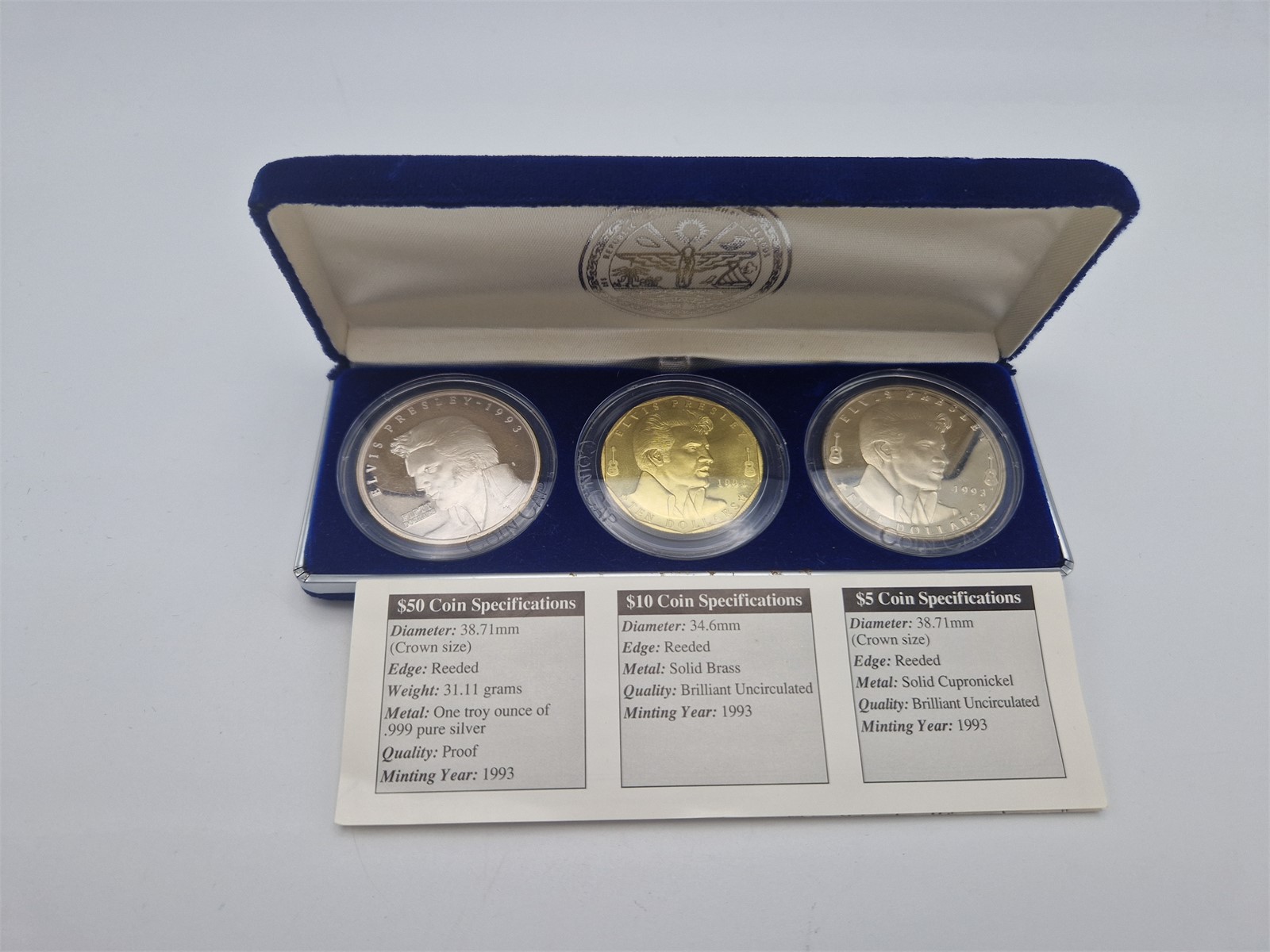 MARSHALL ISLAND Elvis Presley Coin set