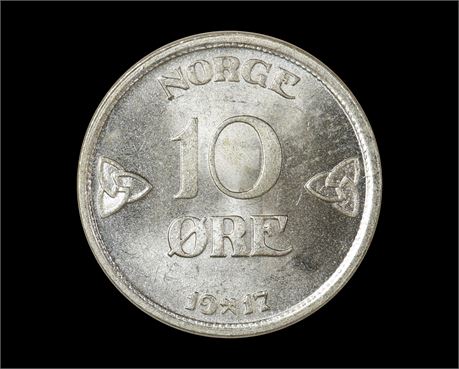10 Øre 1917 Kv 0