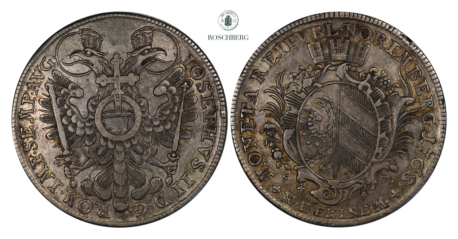 GERMAN STATES, Nürnberg. Thaler 1786 AU