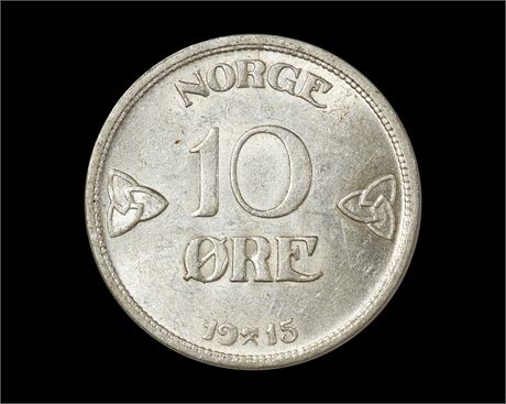 10 Øre 1915 Kv 0/01