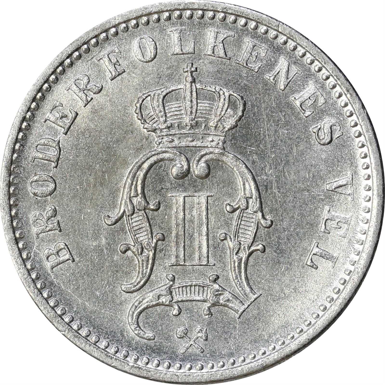 NORWAY. Oscar II. 10 Øre 1894 Kv 0 (UNC)