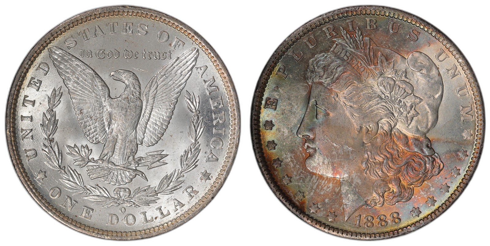 USA. Dollar. 1888-O. UNC.