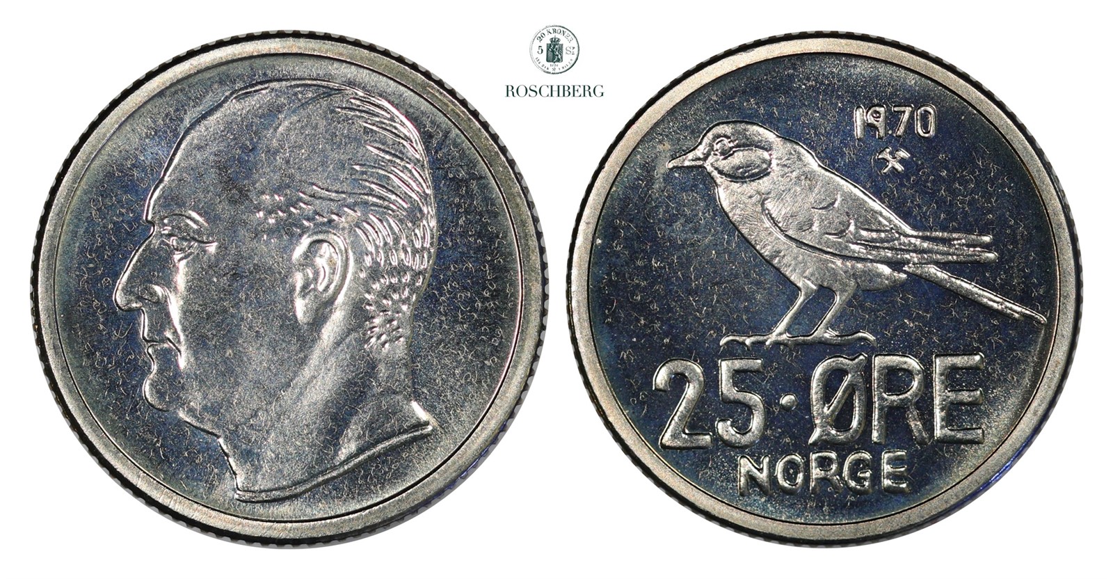 25 Øre 1970 PRAKT