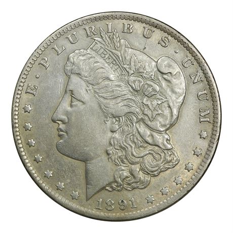 USA Morgan Dollar 1891 Kv 1+