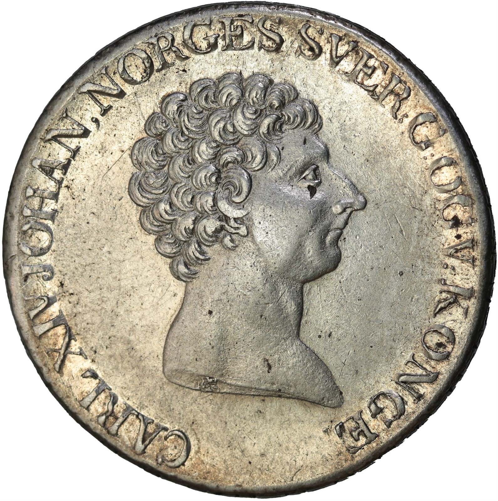 NORWAY. Carl XIV Johan. Speciedaler 1824 Kv 01 (AU)