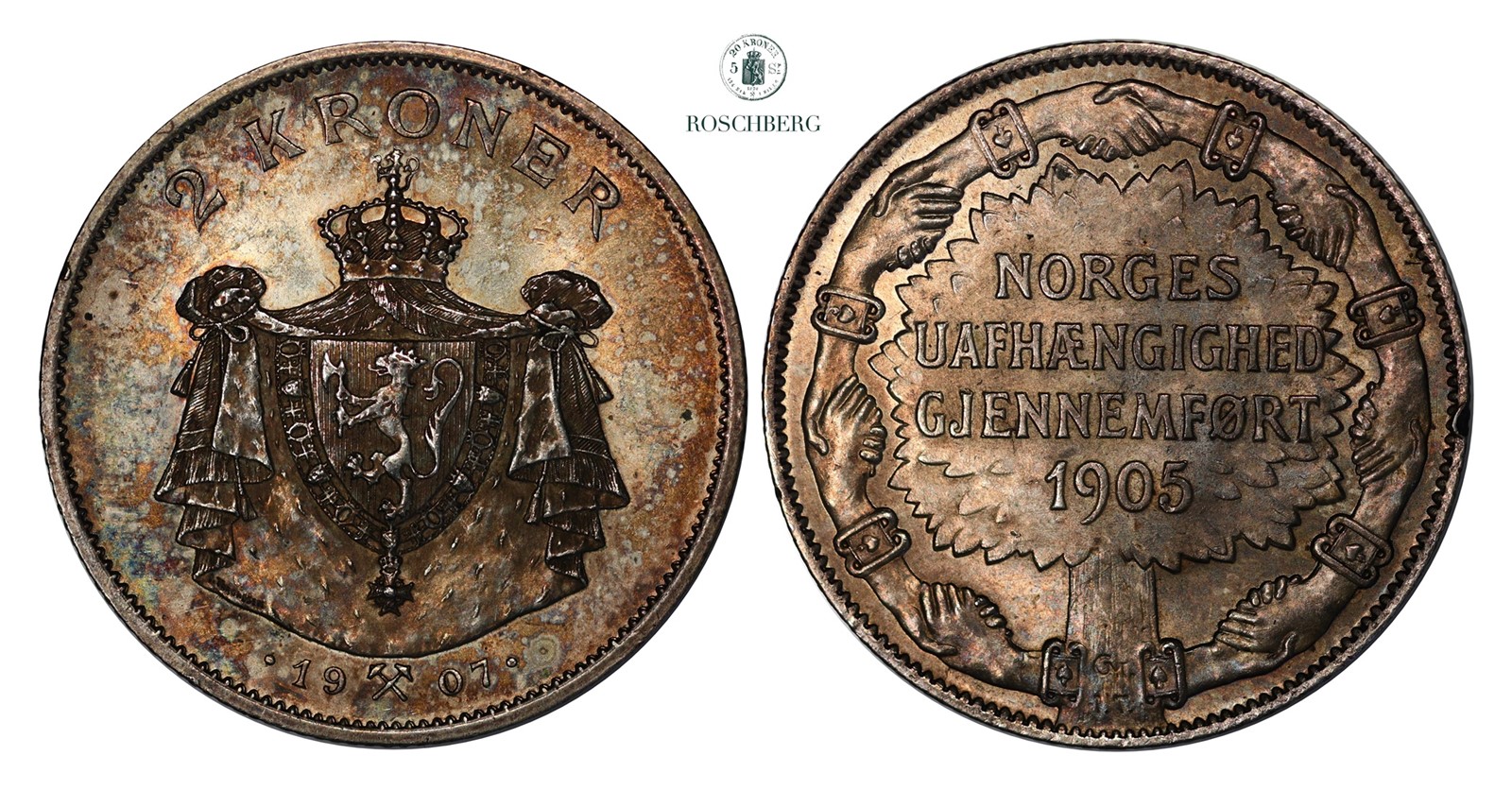 2 Kroner 1907 Kv 01 (AU)