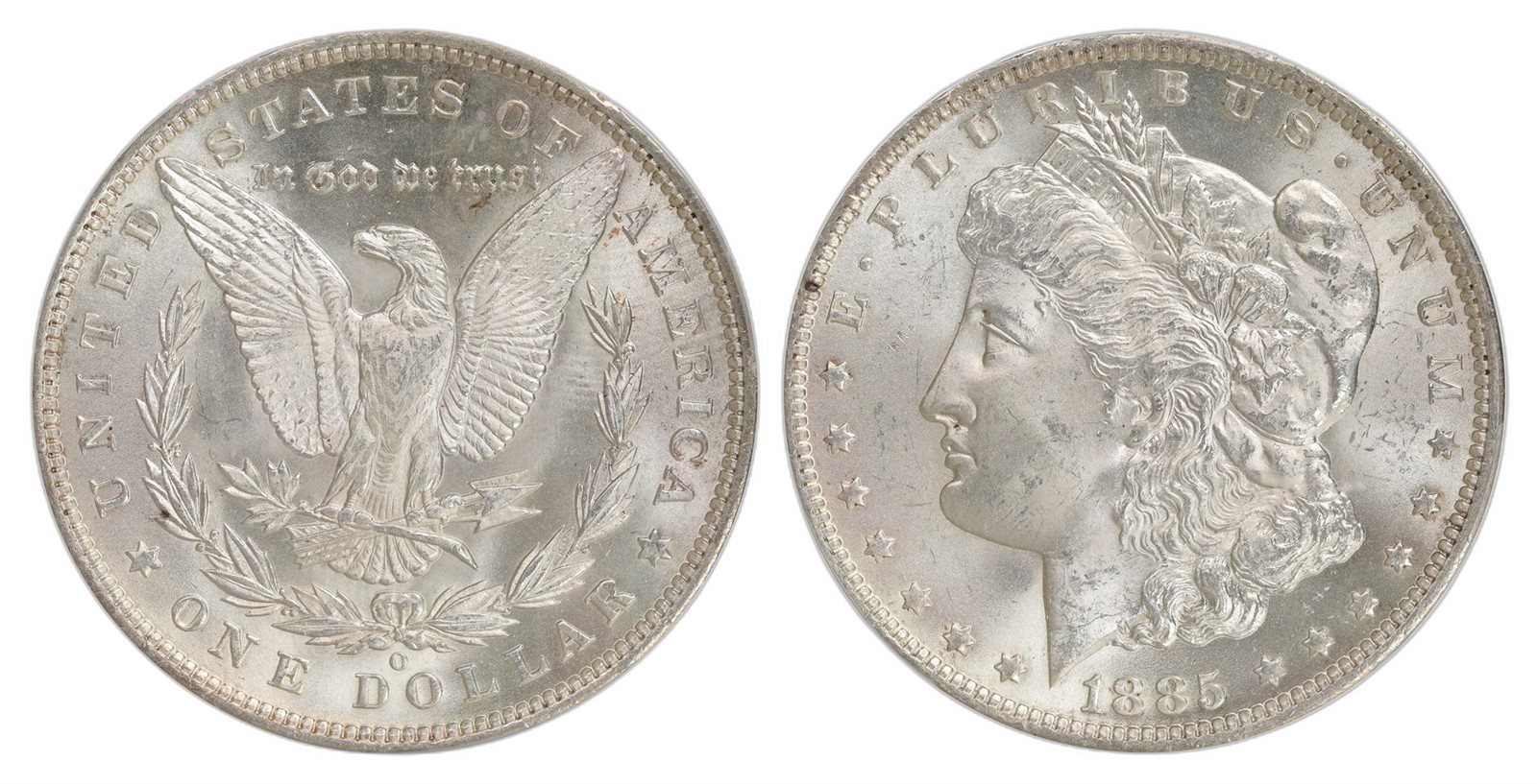 USA. Republic. Morgan Dollar 1885-O. Kv PCGS MS65.