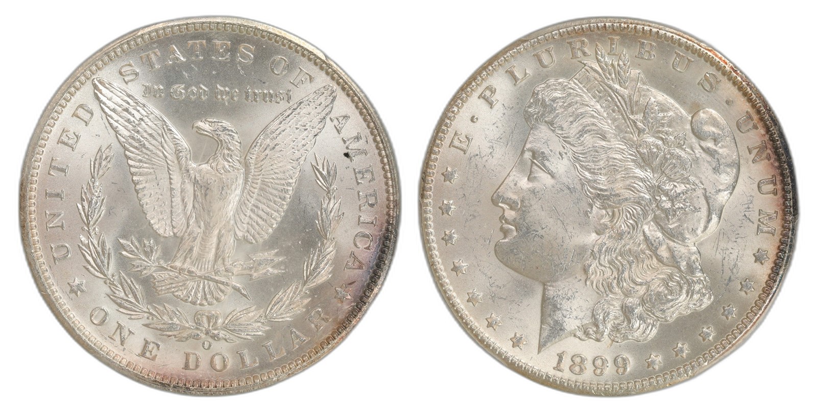 USA. Republic. Morgan Dollar 1899-O. Kv PCGS MS64.