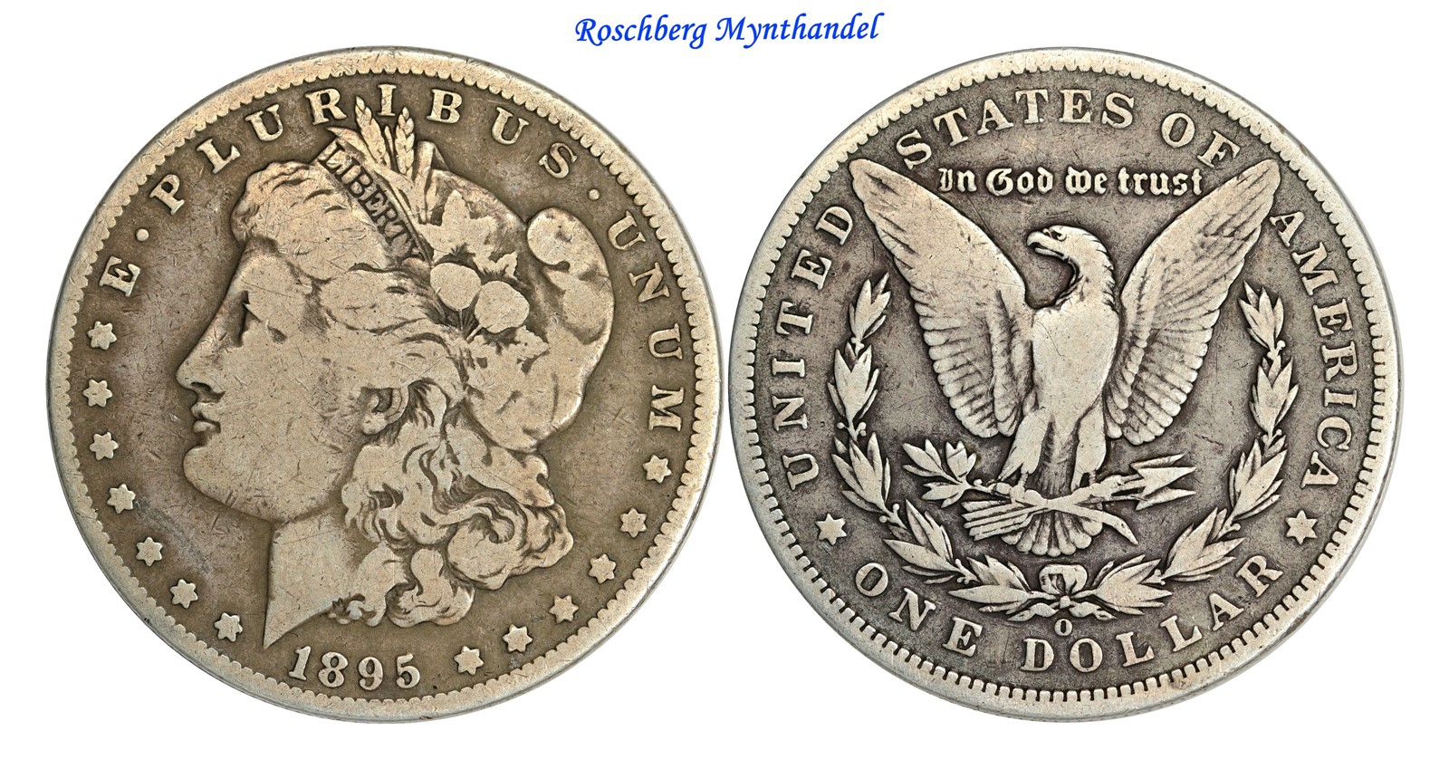 USA Morgan Dollar 1895 O F