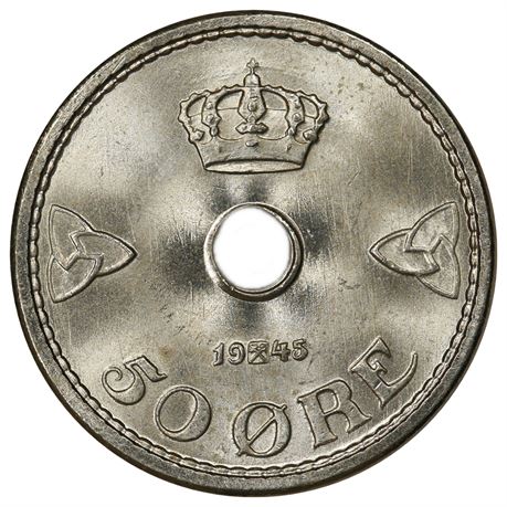 50 Øre 1945 Kv 0