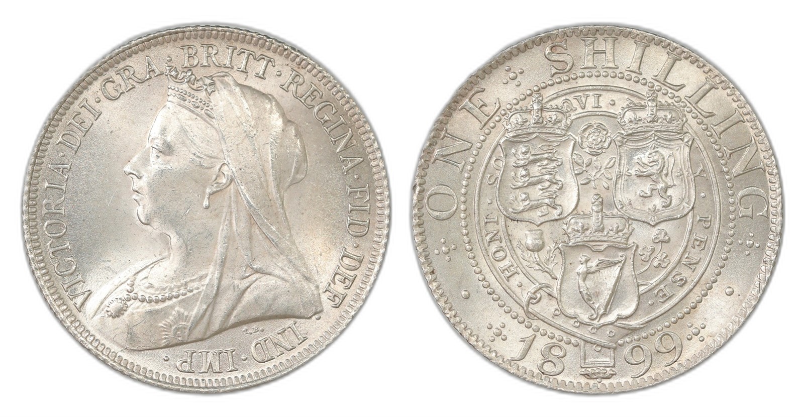 Great Britain. Victoria. Shilling 1899. Kv UNC.