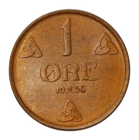 1 Øre 1936 kv 0