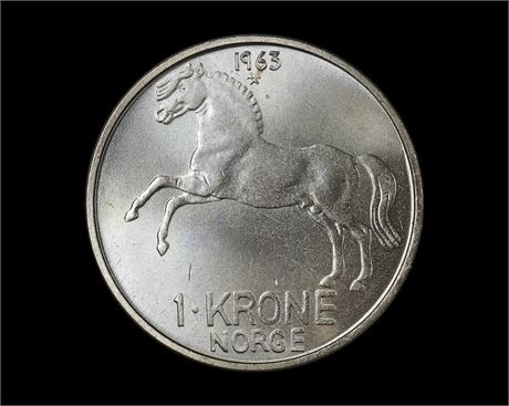 1 Krone 1963 Kv 0