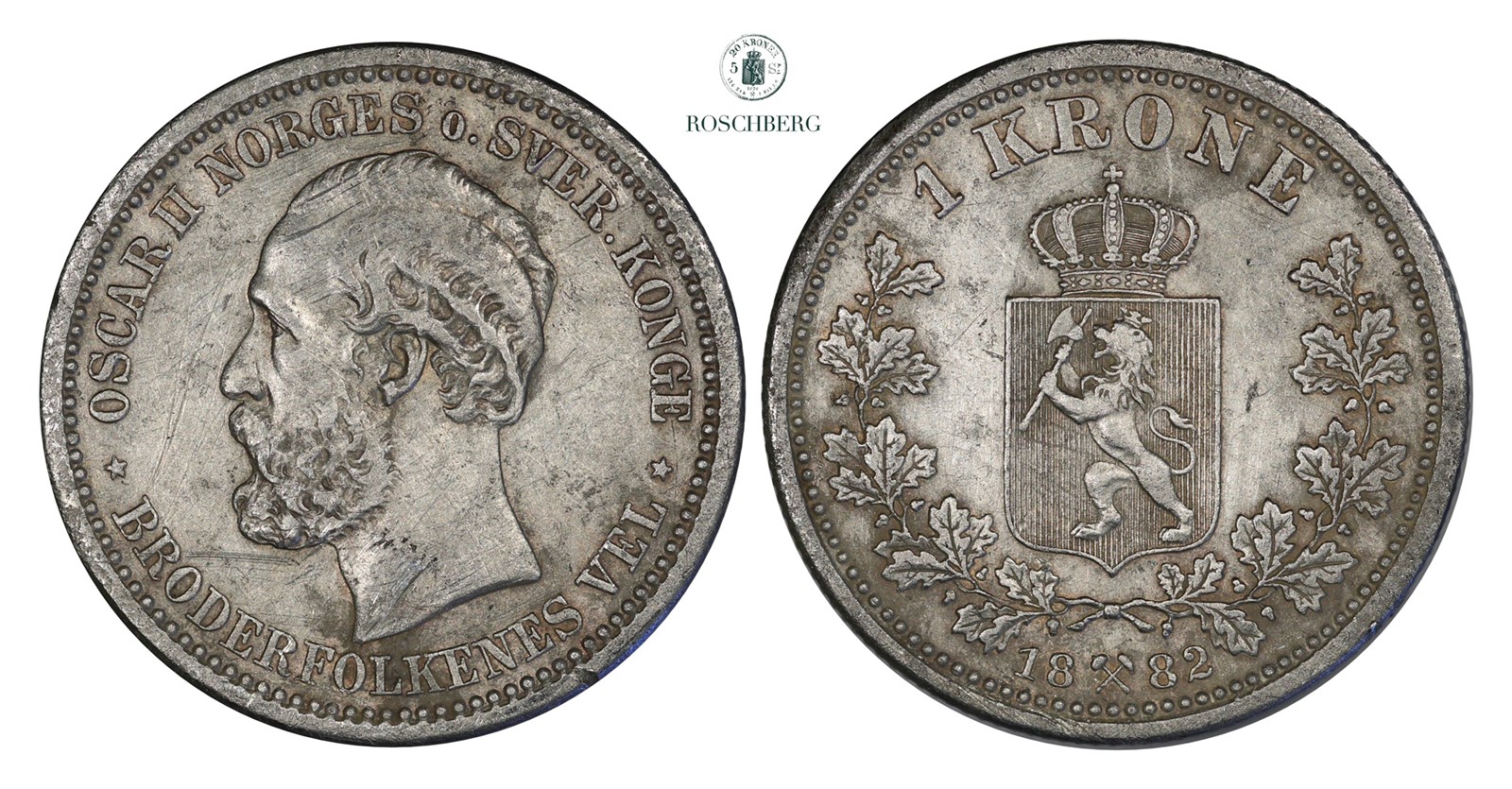 1 Krone 1882 Kv 1+/01 (AU)