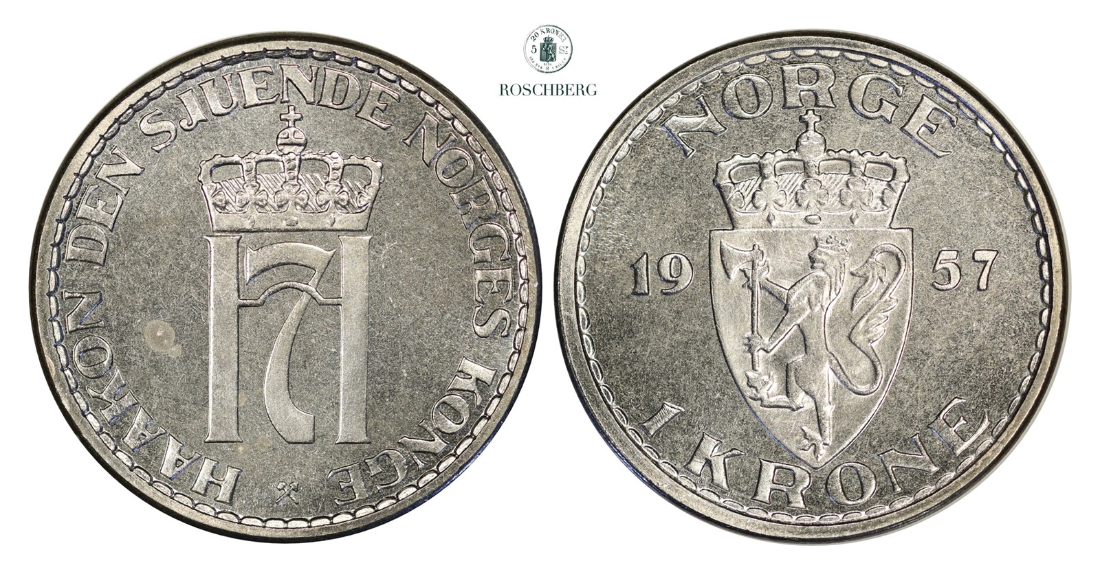 1 Krone 1957 PRAKT