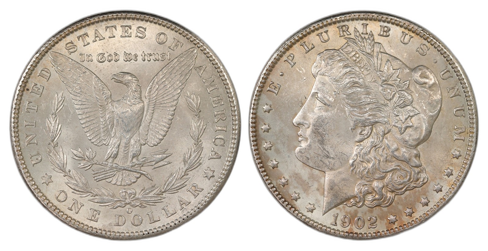 USA. Republic. Morgan Dollar 1902-O. Kv UNC.