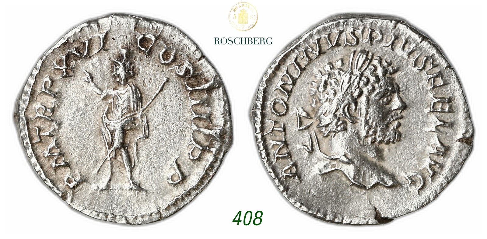 ANCIENTS, Rome. Caracalla. AR Denar 198-217.